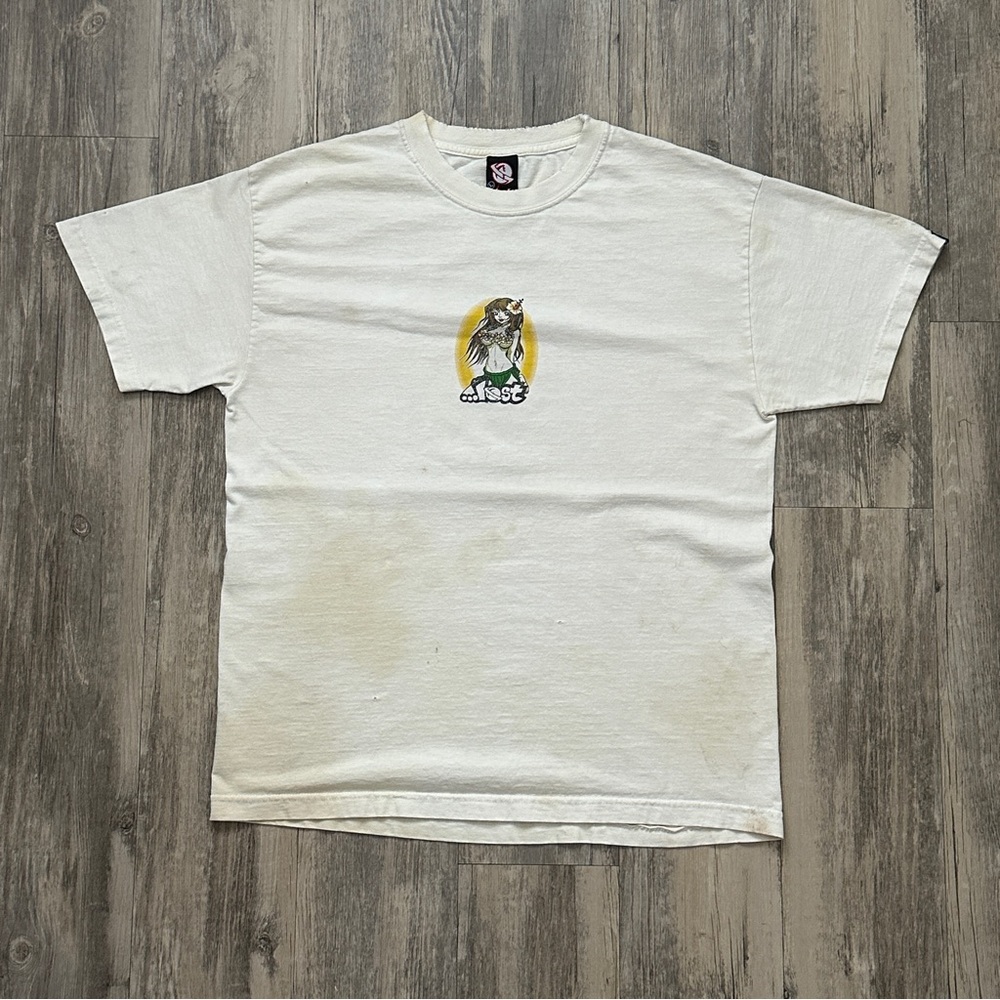 Vintage Lost Enterprises Hookups Hawaiin Girl T-Shirt Size Large